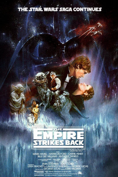 carátula de la película el imperio contraataca