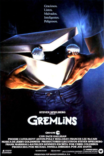 carátula de la película gremlins