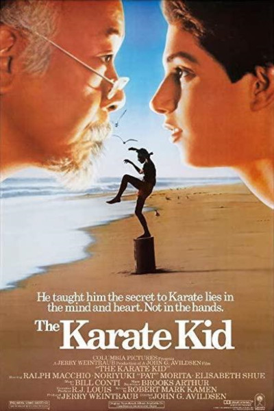 carátula de la película karate kid